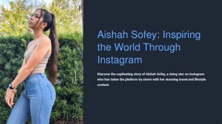 Aishah Sofey: Celebrating Her Journey and Achievements in the Entertainment Industry