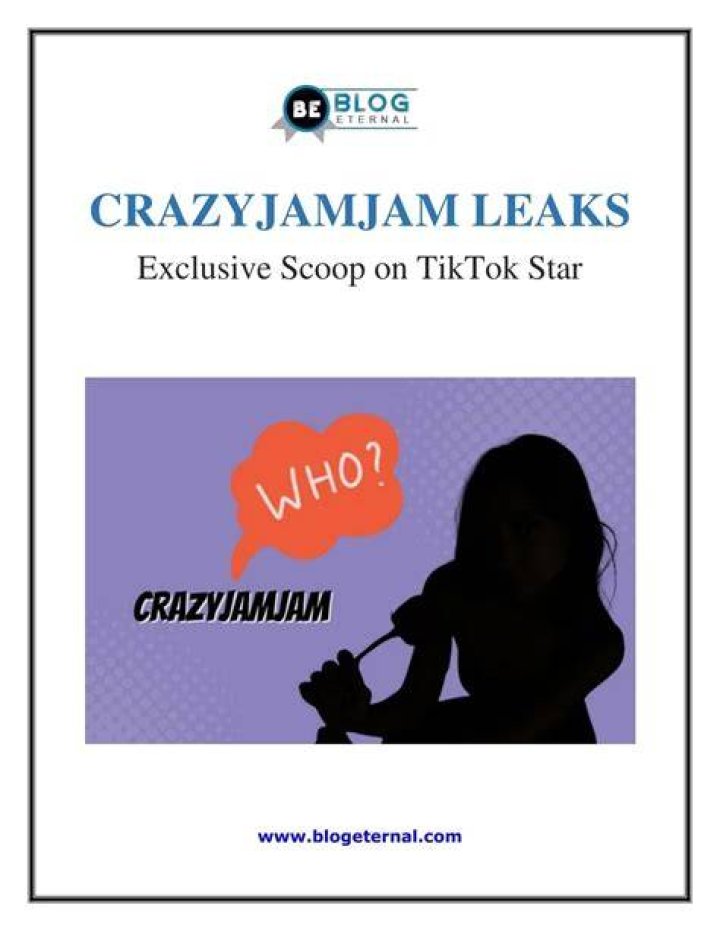 Crazyjamjam Porn Leak: Unveiling the Truth Behind the Controversy