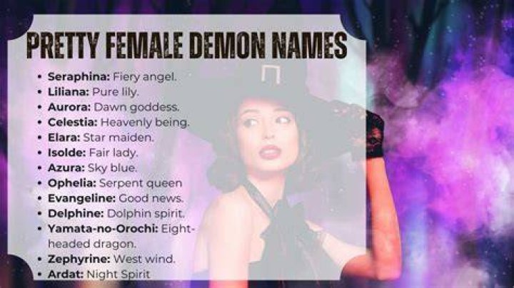 Enchanting and Sinister: A Comprehensive Guide to Female Demon Names