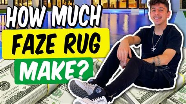 How Much Does FaZe Rug Earn? Unpacking His Income Streams and Success Story