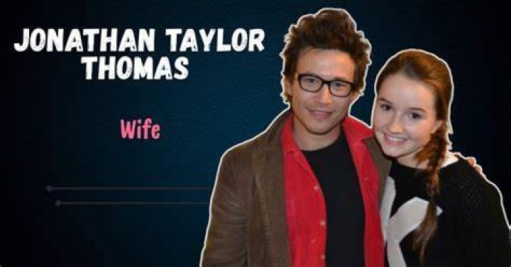 Jonathan Taylor Thomas's Wife: Meet [Name]