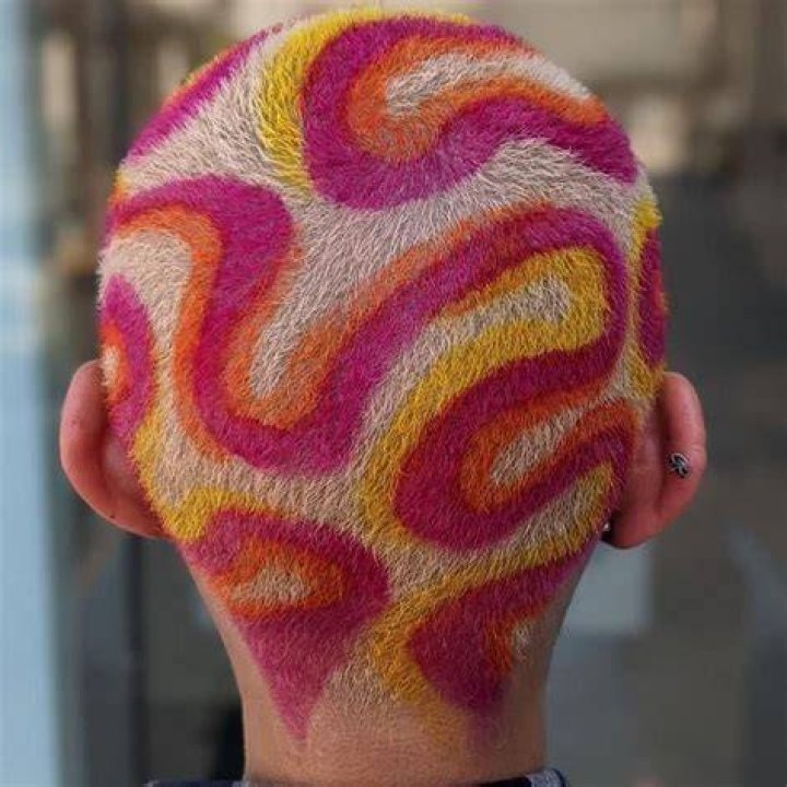 Shaved Head with Design: A Bold Fashion Statement for the Modern Era