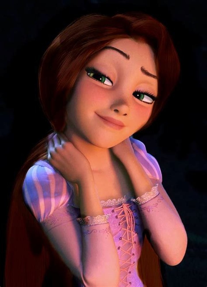 Stunning Brown-Haired Rapunzel from Tangled!